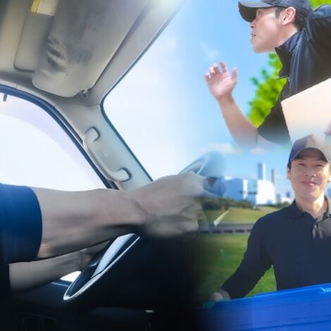 男性ドライバー　3分割