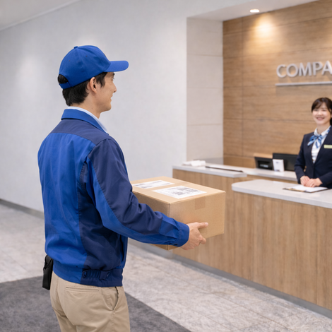 企業配　受付
