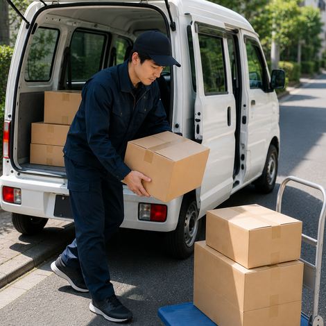 荷物を代車